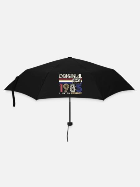 1985 Vintage Anniversaire Cadeau Rétro - Parapluie standard - noir