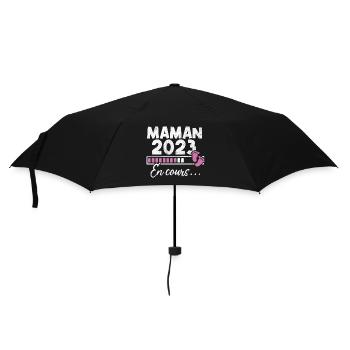 Maman 2023 En Cours - Parapluie standard - noir - Devant