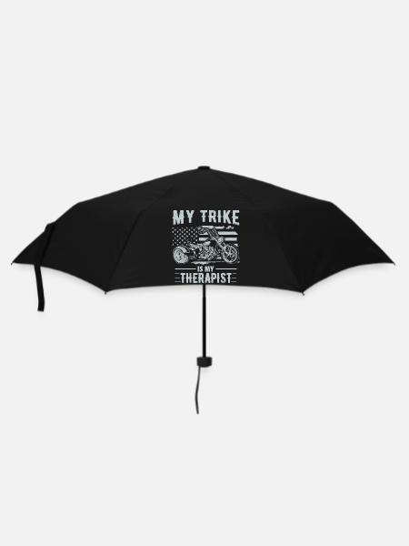 Trike Gift Ideas | Triker Motorcycle Trikes Biker - Umbrella (small) - black