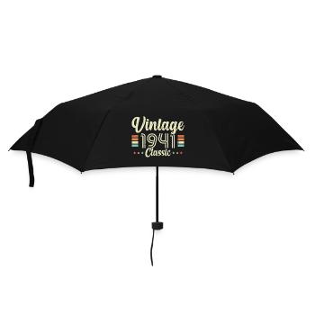 Vintage 1941 Classic, Cadeau D'anniversaire 82 Ans - Parapluie standard - noir - Devant