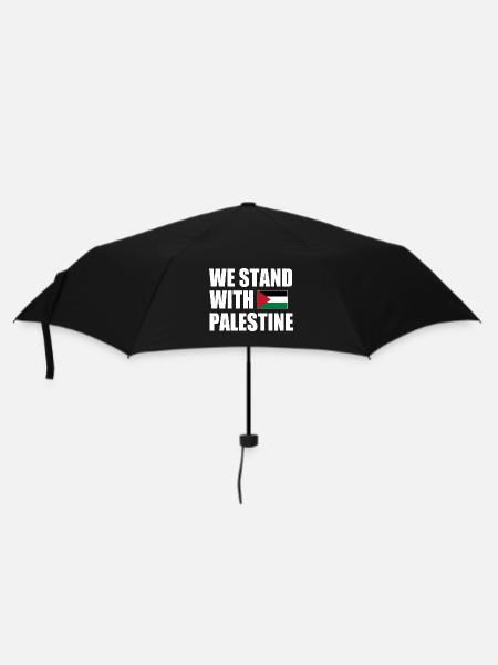 We stand with palestine - Parapluie standard - noir
