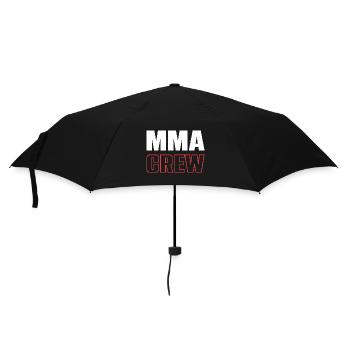 Mma Crew - Regenschirm (klein) - Schwarz - Vorne