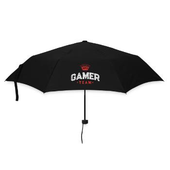 Équipe de joueurs - Parapluie standard - noir - Devant