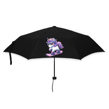 Unicorn Snowboard Winter Magic - Umbrella (small) - black - Front