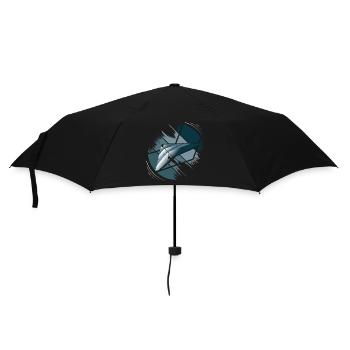 Hanggleiter Drachenflieger Deltasegler - Regenschirm (klein) - Schwarz - Vorne