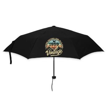 Original Vintage 1959 Birthday Gift 1959 - Umbrella (small) - black - Front