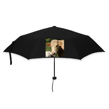 Cow Poster - Umbrella (small) - black - Front