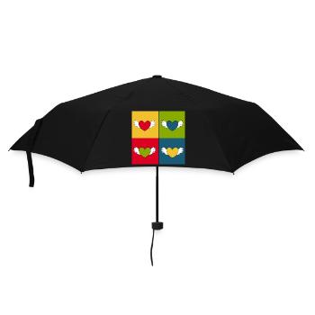 Cadeau Saint-Valentin Saint-Valentin - Parapluie standard - noir - Devant
