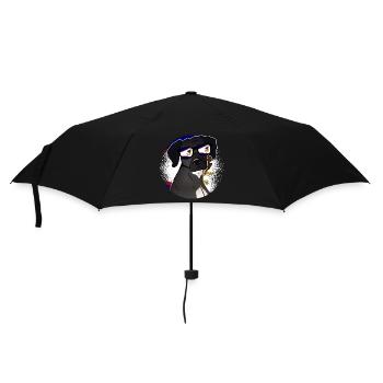 American Samoa - Umbrella (small) - black - Front