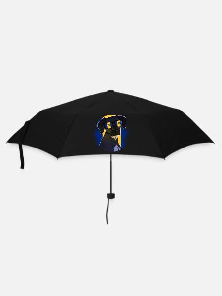 Barbados - Regenschirm (klein) - Schwarz