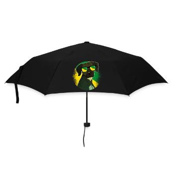 Französisch-Guayana - Regenschirm (klein) - Schwarz - Vorne