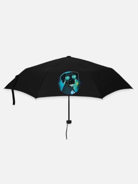 Kasachstan - Regenschirm (klein) - Schwarz