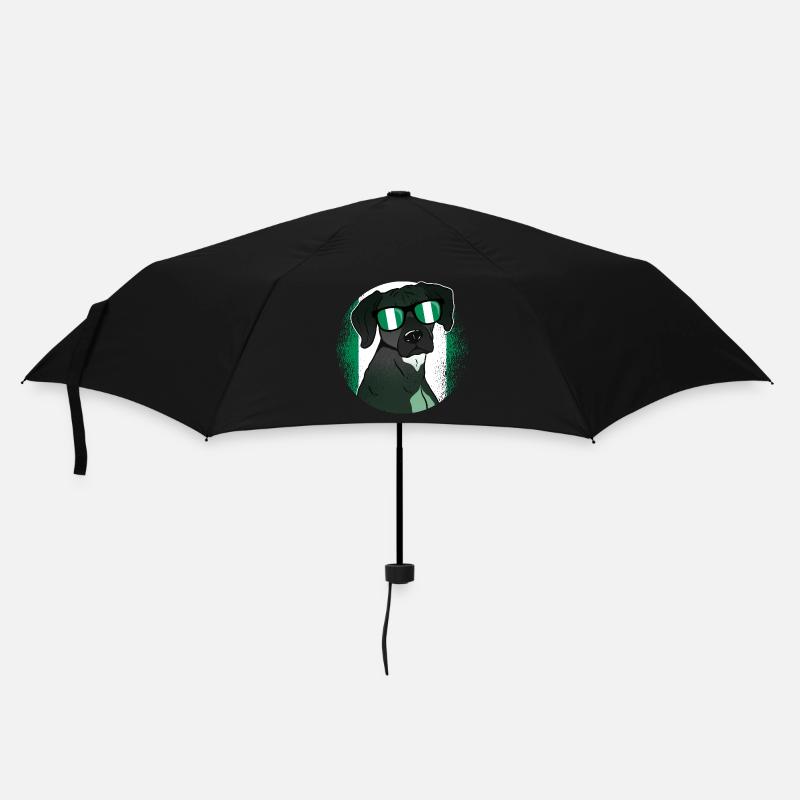 Nigeria - Regenschirm (klein) - Schwarz