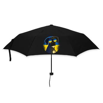 Ukraine - Parapluie standard - noir - Devant