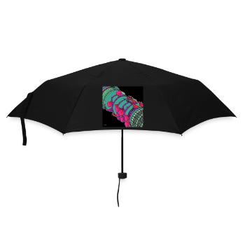 ALL ALONG THE BT TOWER (Blacklight Style) - Umbrella (small) - black - Front