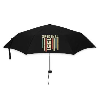 1951 Retro Gift 1951 73 Year Anniversary Gift - Umbrella (small) - black - Front