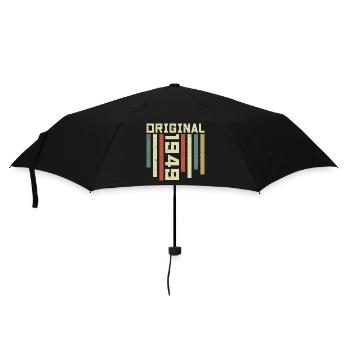 1949 Retro Gift 1949 75th Birthday Gift - Umbrella (small) - black - Front