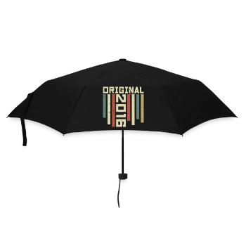 2016 Cadeau Rétro 2016 Cadeau Anniversaire 8 ans - Parapluie standard - noir - Devant