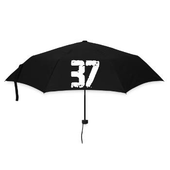 37 Number Vintage - Umbrella (small) - black - Front