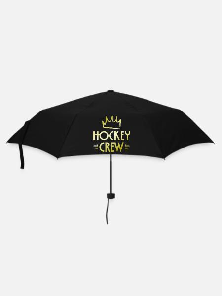 Hockey Crew - Regenschirm (klein) - Schwarz