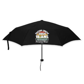 Cadeau 18 ans d'excellence / Édition limitée 2004 - Parapluie standard - noir - Devant