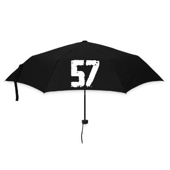 57 Number Vintage - Umbrella (small) - black - Front