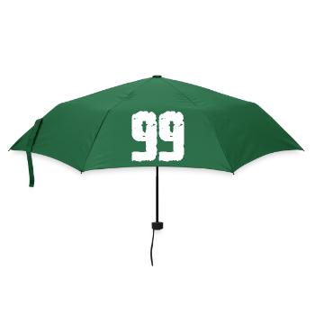 99 Number Vintage - Umbrella (small) - bottlegreen - Front