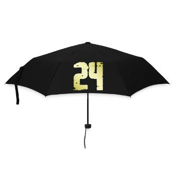 24 Nombre Vintage - Parapluie standard - noir - Devant