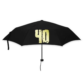 40 Nombre Vintage - Parapluie standard - noir - Devant