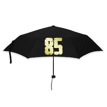 85 Number Vintage - Umbrella (small) - black - Front