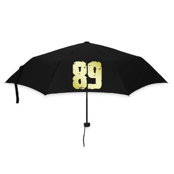89 Number Vintage - Umbrella (small) - black - Front