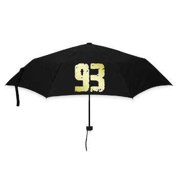 93 Number Vintage - Umbrella (small) - black - Front