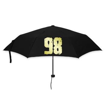 98 Number Vintage - Umbrella (small) - black - Front