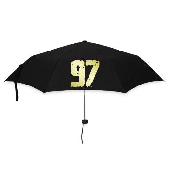 97 Number Vintage - Umbrella (small) - black - Front