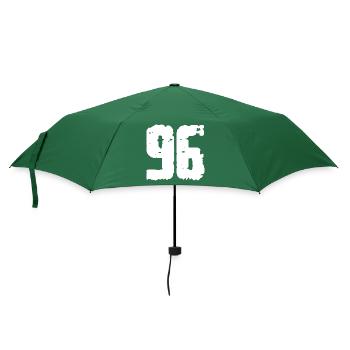 96 Nombre Vintage - Parapluie standard - vert bouteille - Devant