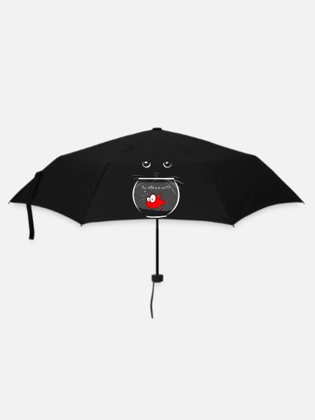 poisson rouge - Parapluie standard - noir