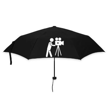 Cameraman Camerawoman Photographer Photographer - Umbrella (small) - black - Front