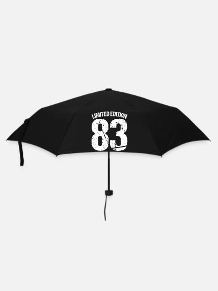 Limited Edition 83 Badge - Umbrella (small) - black