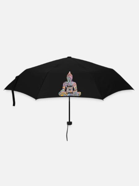 reiki with buddha e 14 - Umbrella (small) - black