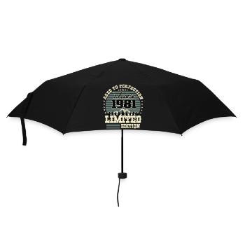 1981 Limited Edition - Regenschirm (klein) - Schwarz - Vorne