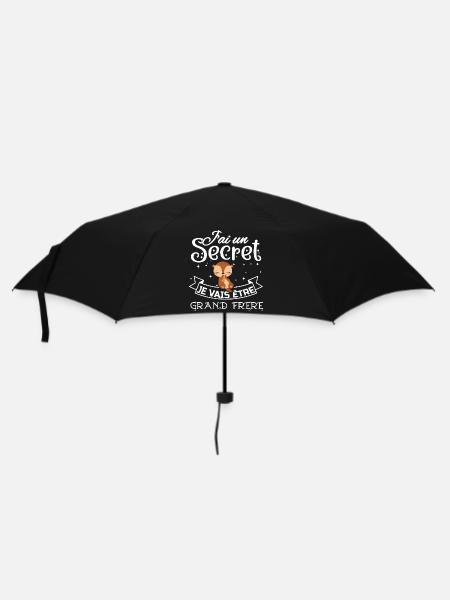 Annonce Bébé Secret Futur Grande Frère Body Unique - Parapluie standard - noir