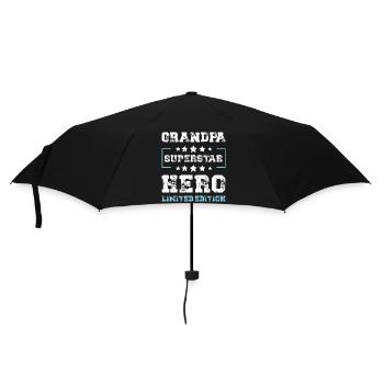 Opa Limited Edition Spruch - Regenschirm (klein) - Schwarz - Vorne