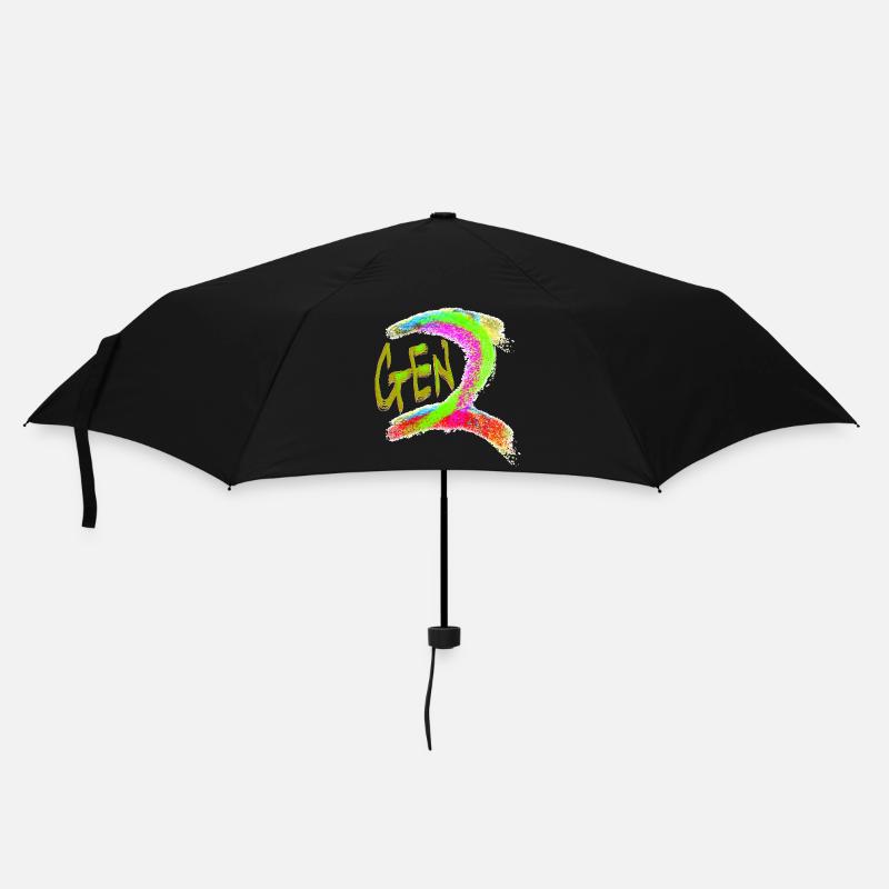 Generation Z - Regenschirm (klein) - Schwarz