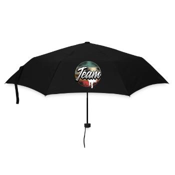 Équipe - Parapluie standard - noir - Devant
