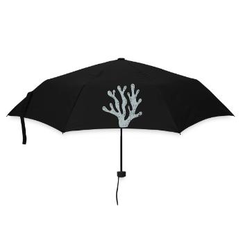 Azure Coral Silhouette - Umbrella (small) - black - Front
