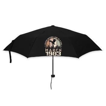 Unmatched since March 1983, 41st Anniversary - Umbrella (small) - black - Front