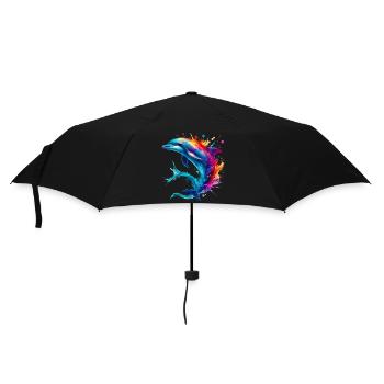 Dauphin - Parapluie standard - noir - Devant