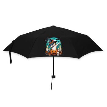 Halloween Cat Dab Witch Hat for Cat Lovers - Umbrella (small) - black - Front