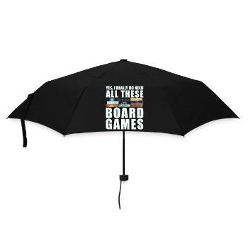 Jeux de société Drôle de dicton - Parapluie standard - noir - Devant
