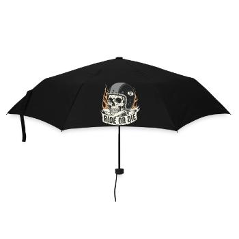 Ride or Die - Regenschirm (klein) - Schwarz - Vorne
